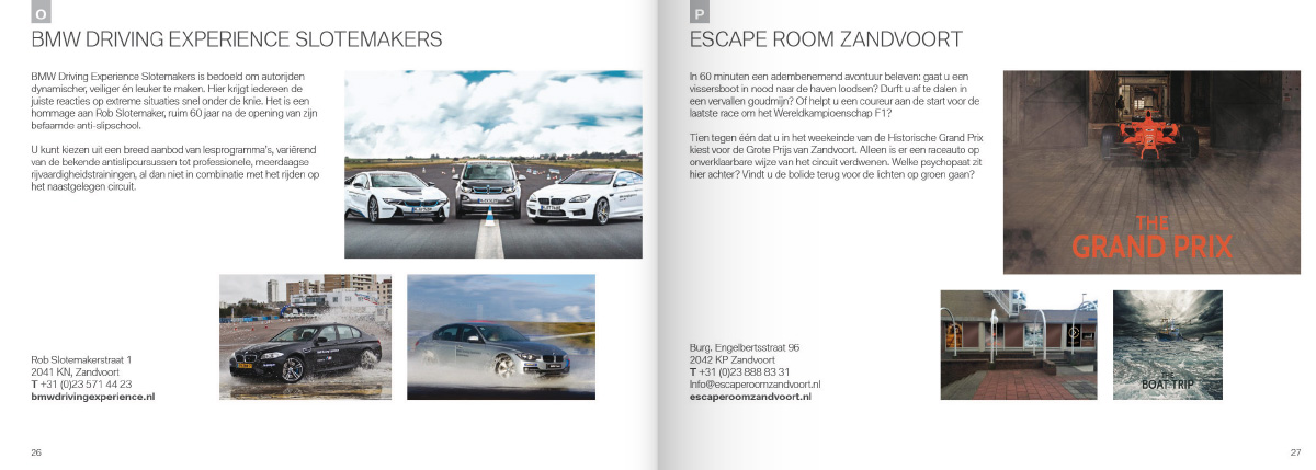 Historic Grand Prix brochure door Full House ontworpen