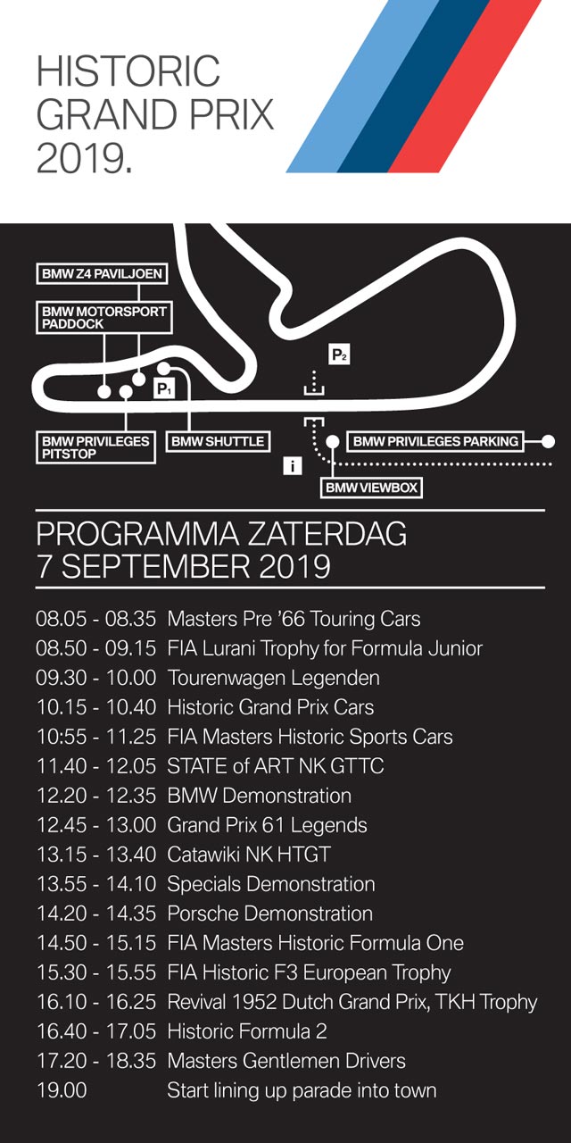 Toegangsbadge historic grand prix achterkant