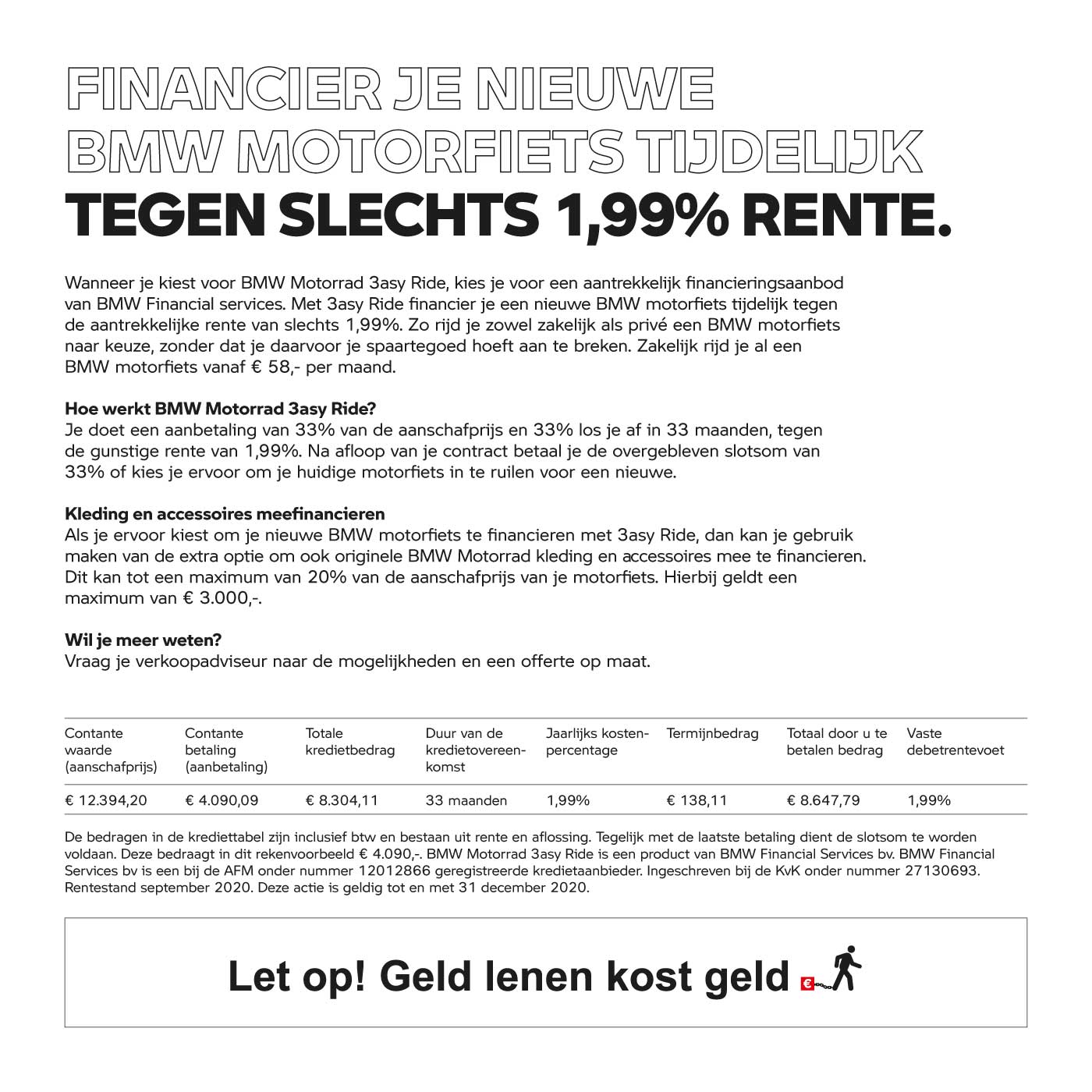 BMW promotie leaflet