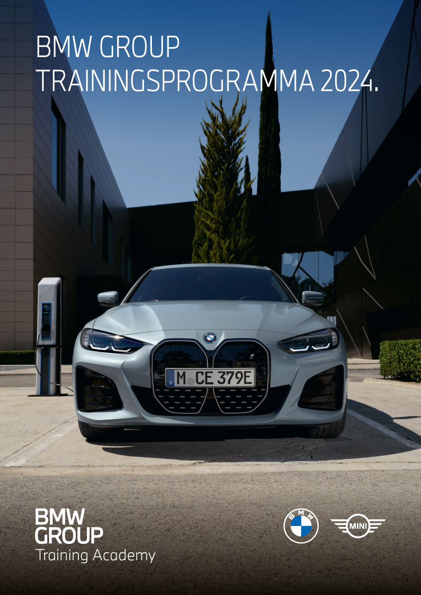 Grafisch ontwerp brochure training voorkant