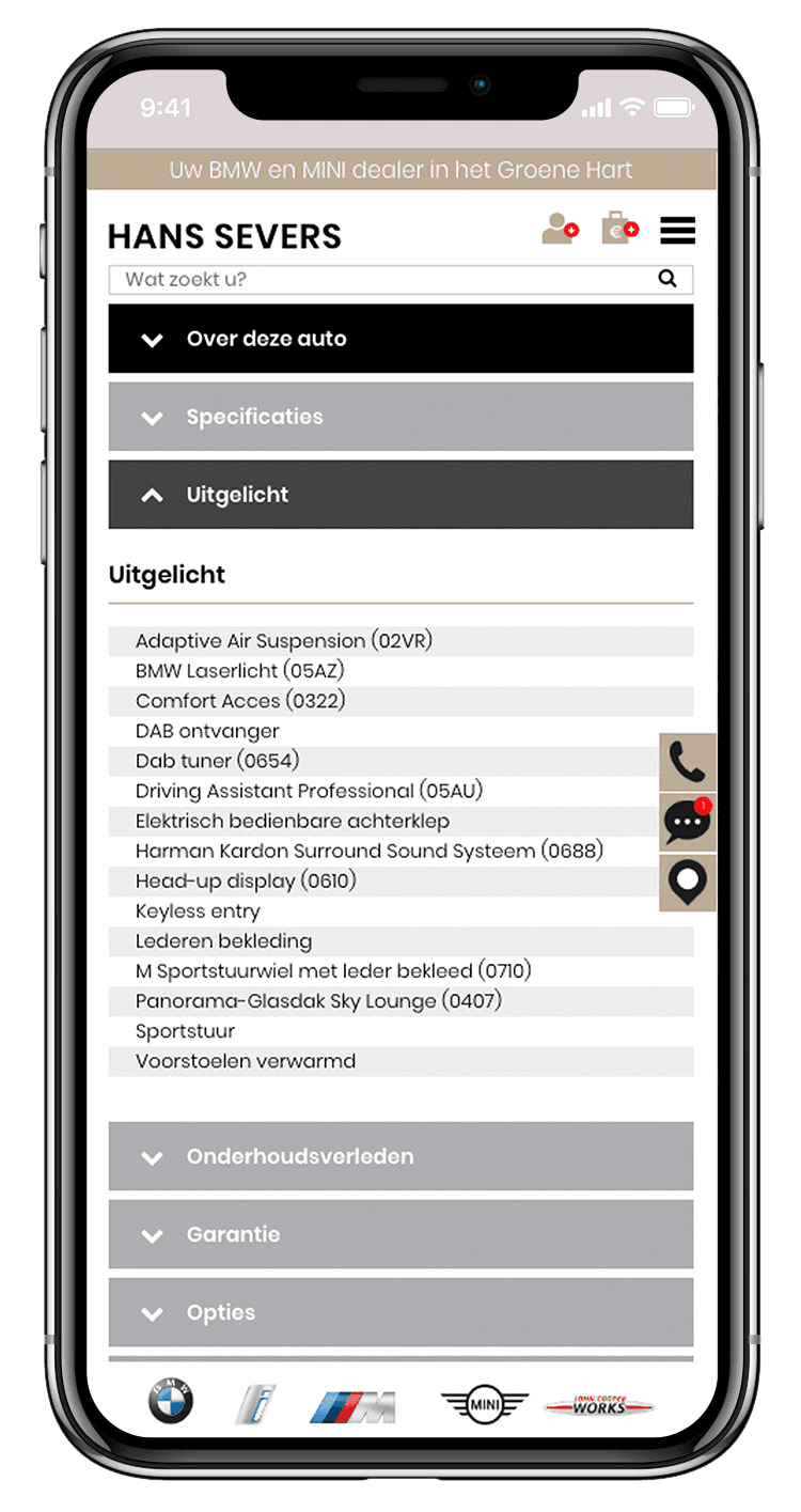 Ontwerp responsive website Hans Severs