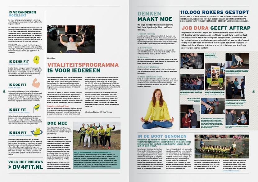Ontwerp krant #DV4FIT open