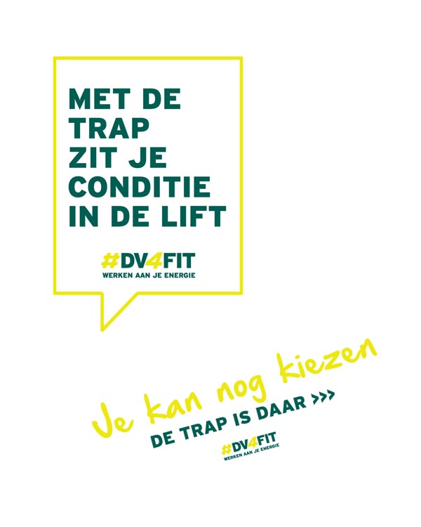 Ontwerp sticker #DV4FIT 