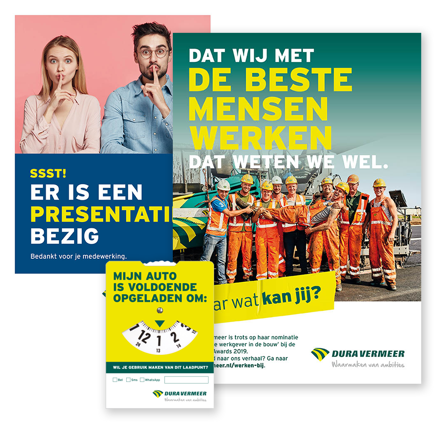 een uiting gemaakt voor Dura Vermeer