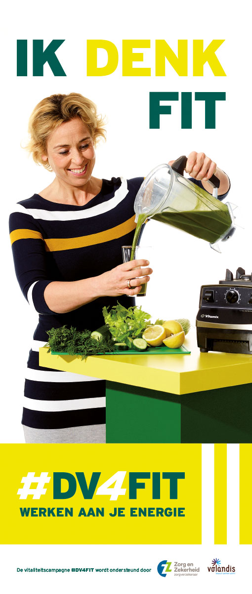 Roll-up banner denk fit #DV4FIT 