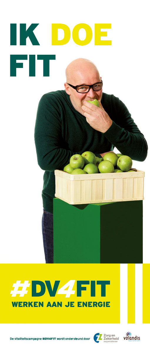 Roll-up banner doe fit #DV4FIT 