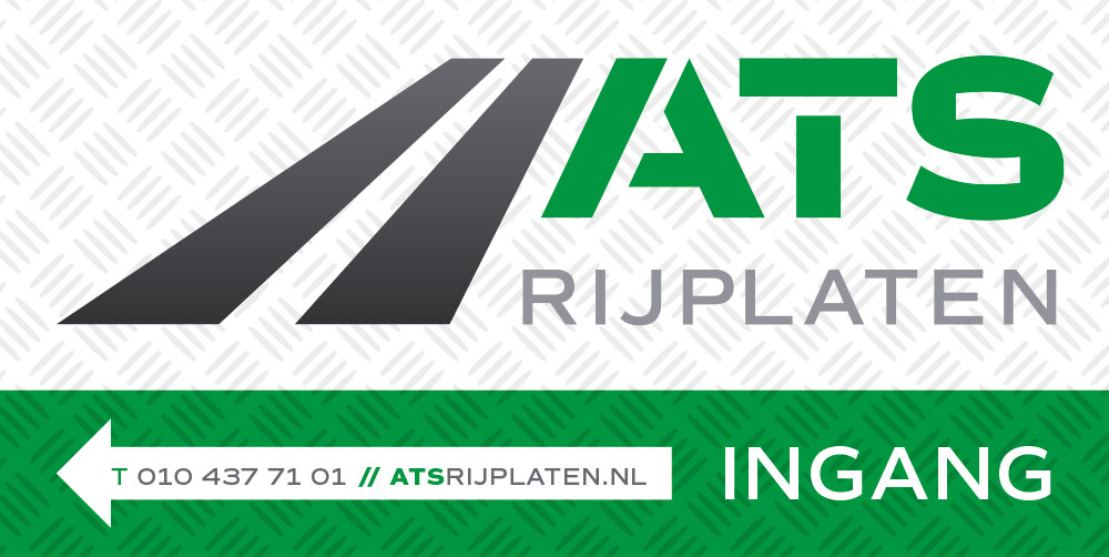 Een hekbord van ATS Rijplaten