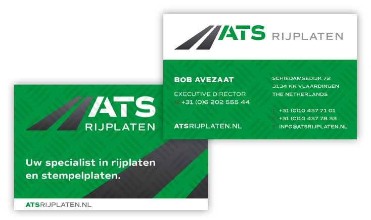 visitekaartjes ontwerp