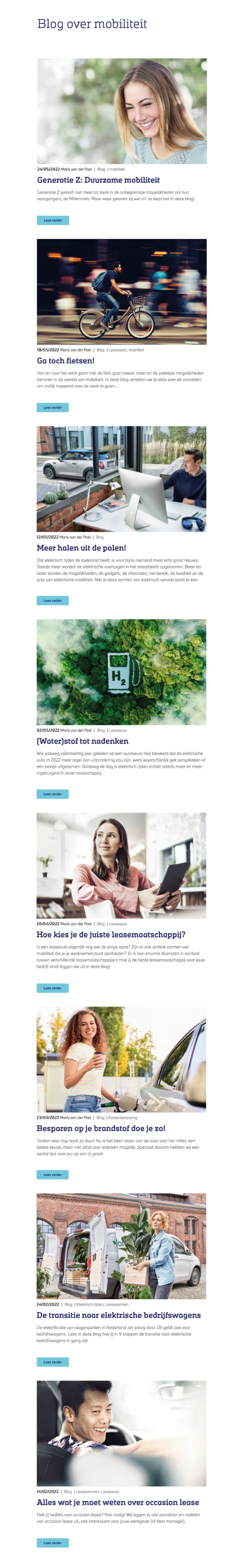 Wij schrijven Blogs