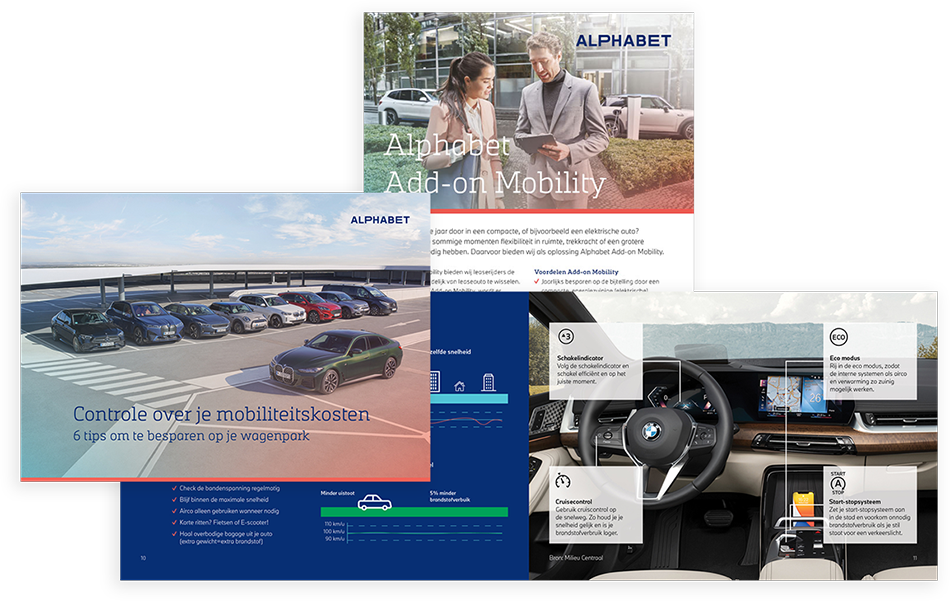 een uiting gemaakt voor ALPHABET