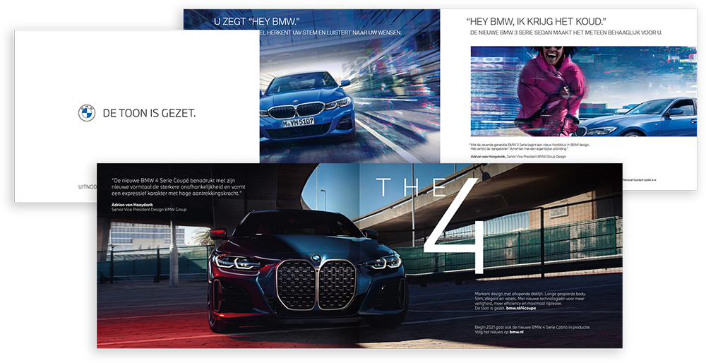 een uiting gemaakt voor  BMW Nederland