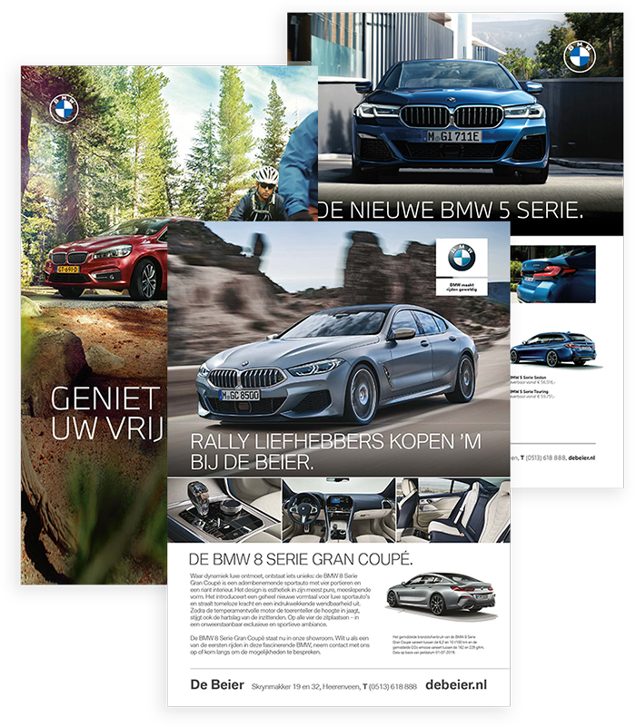 een uiting gemaakt voor De beier