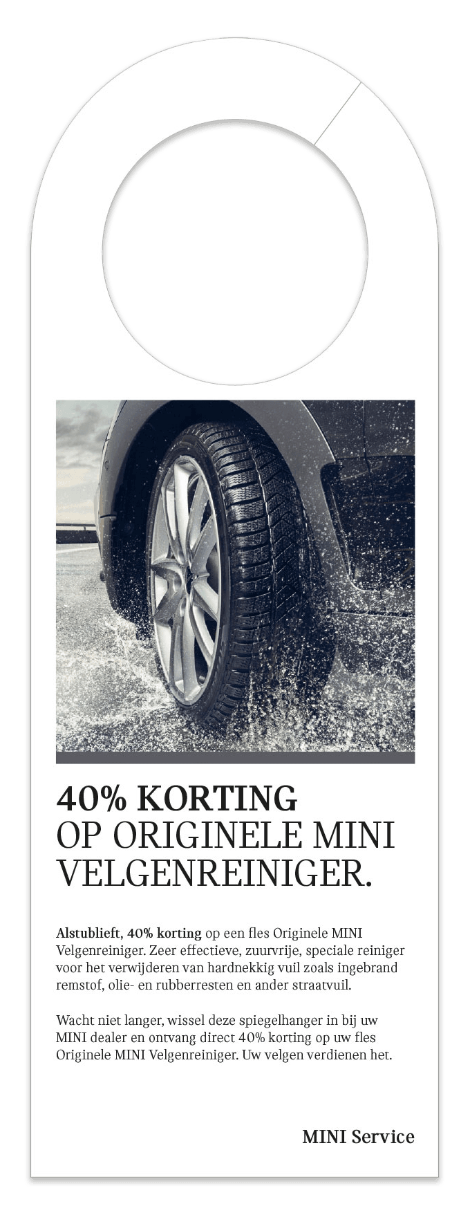 MINI spiegelhangers ontwerp Full House