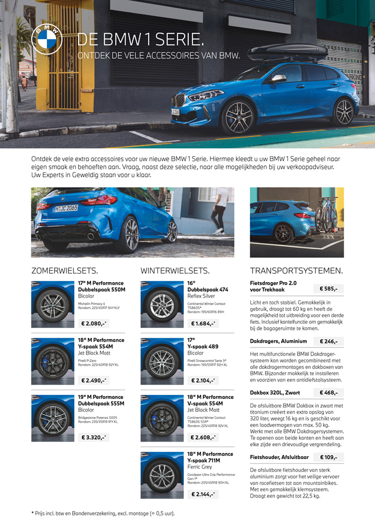 Leaflet productsheet BMW