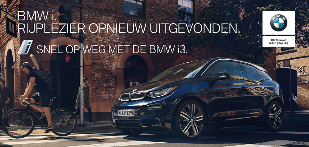 Grafisch ontwerp BMW i brochure voorkant