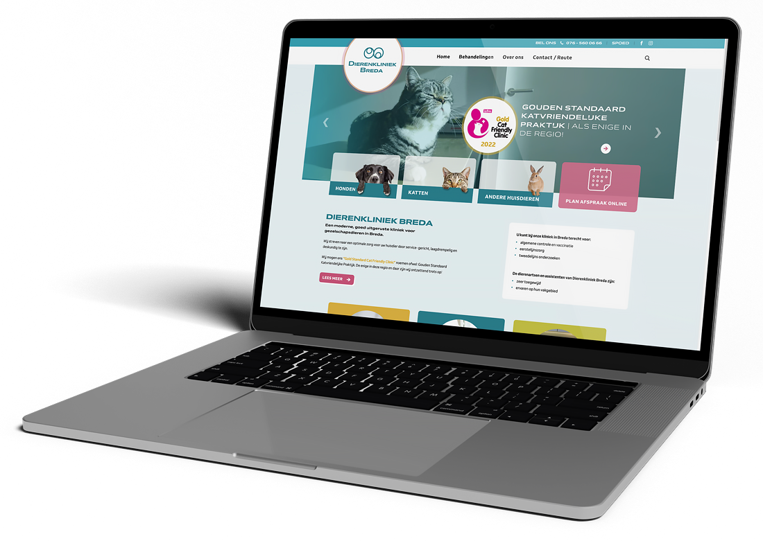 een uiting gemaakt voor Dierenkliniek Breda