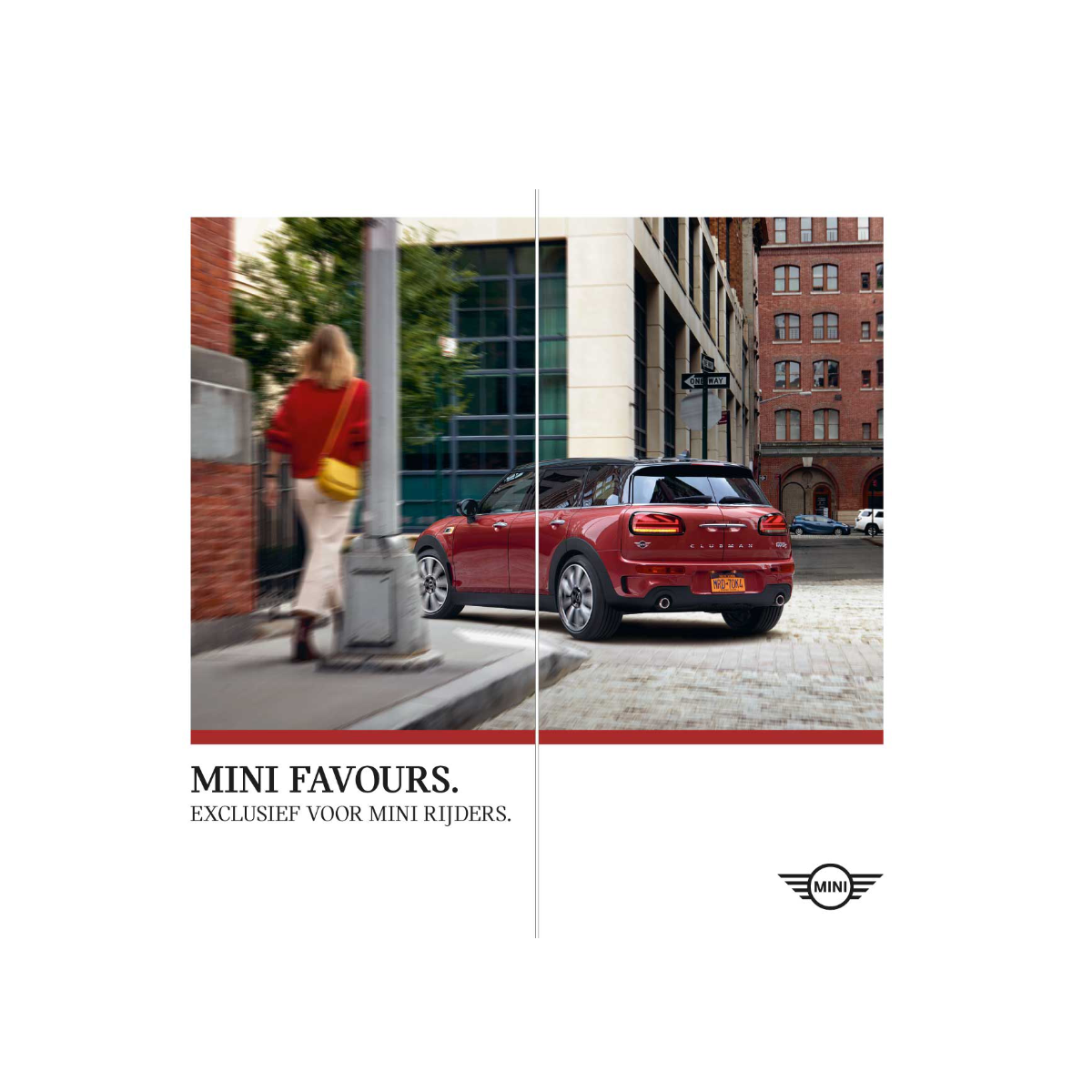 een uiting gemaakt voor MINI Nederland