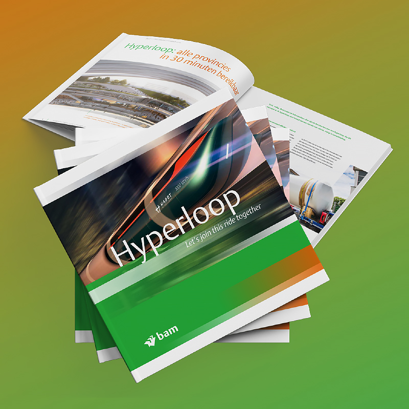De BAM hyperloop brochure