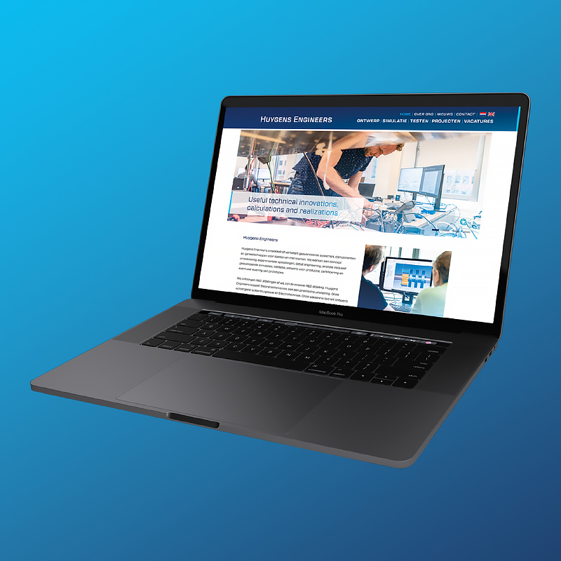 Nieuwe website voor Huygens Engineers